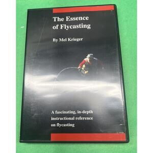 The Essence of Flycasting by Mel Krieger DVD 2003‎ VG Untested